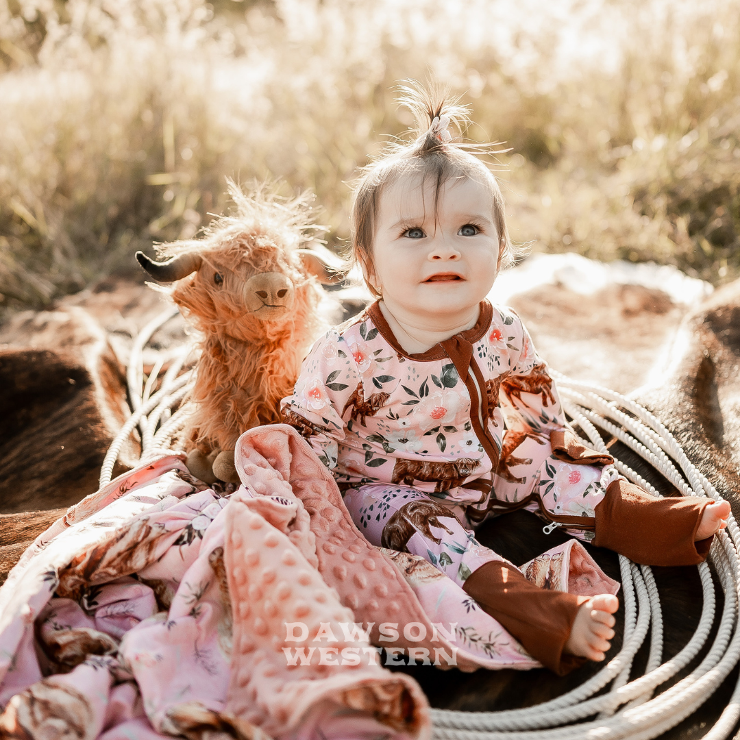 BONNIE Highland Cow Onesie